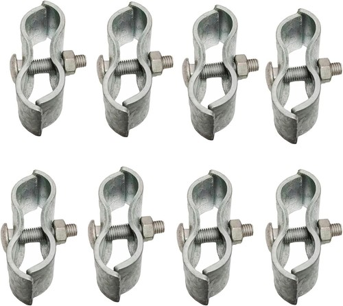 Chain link fence panel clamps - chain,